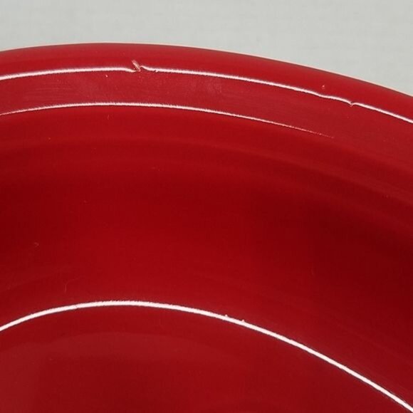 Fiestaware Fiesta Individual VERAMIC Casserole Dish Bakeware Cookware Baking RED - Picture 6 of 7
